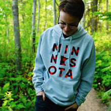 Load image into Gallery viewer, MN16 Plaid Midweight Hooded Sweatshirt