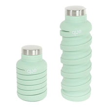 Load image into Gallery viewer, Collapsible water bottle one small next to a bottle that is stretched out and tall