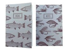 Load image into Gallery viewer, Fishing Flies & Trout Pocket Notebook Set