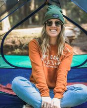 Load image into Gallery viewer, Happy Tent Camper Cuffed Beanie | Olive