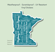 Load image into Gallery viewer, Route 61 Minnesota State 3” Sticker