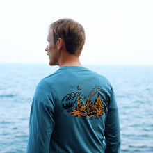 Load image into Gallery viewer, Campfire Dog Unisex Long Sleeve | Heather Slate
