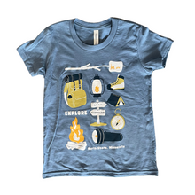 Load image into Gallery viewer, North Shore Explorer Camp Youth Tee