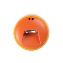 Load image into Gallery viewer, orange handheld speaker with bottle opener on back