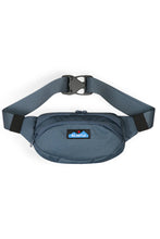 Load image into Gallery viewer, Orion blue belt bag with buckle and Kavu patch
