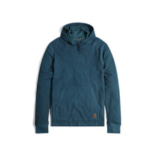 Load image into Gallery viewer, Waffle hoodie in blue for men's with kangaroo pocket