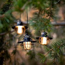 Load image into Gallery viewer, antique black edison bulb in greenery