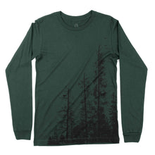 Load image into Gallery viewer, green long sleeve with black tree design