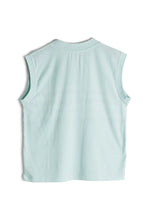Load image into Gallery viewer, back of Tuva tank is plain aqua