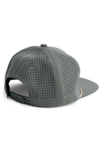 Load image into Gallery viewer, Gray perforated cap on a white background