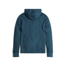 Load image into Gallery viewer, back of pond blue waffle hoodie