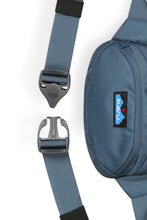 Load image into Gallery viewer, Buckle on blue Kavu belt bag