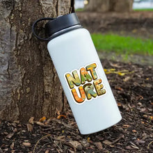 Load image into Gallery viewer, Nature sticker on water bottle