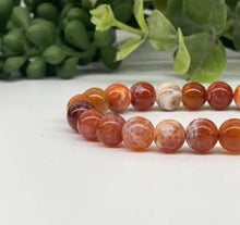 Load image into Gallery viewer, Fire Agate Stretchable Bracelet 8mm