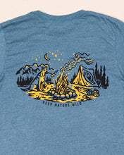 Load image into Gallery viewer, Campfire Dog Unisex Long Sleeve | Heather Slate