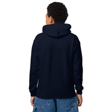 Load image into Gallery viewer, back of boy wearing navy sweatshirt