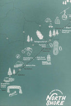 Load image into Gallery viewer, North Shore, Minnesota map