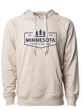 Load image into Gallery viewer, MN167 Land of 10,000 Lakes Hoodie