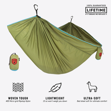 Load image into Gallery viewer, Olive green Grand Trunk hammock