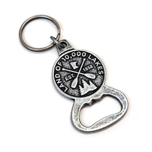 Load image into Gallery viewer, Land of 10,000 Lakes keychain and bottle opener
