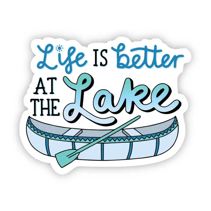 Life is Better at the Lake Sticker – Zenith Adventure