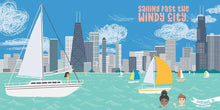 Load image into Gallery viewer, Sailing past the windy city
