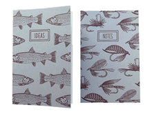 Load image into Gallery viewer, Fishing Flies &amp; Trout Pocket Notebook Set
