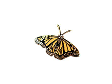 Load image into Gallery viewer, monarch butterfly enamel pin
