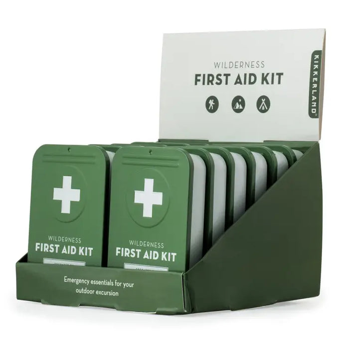Wilderness first aid kid for outdoor excursions