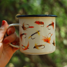 Load image into Gallery viewer, Enamel Mug-Fly Fishing
