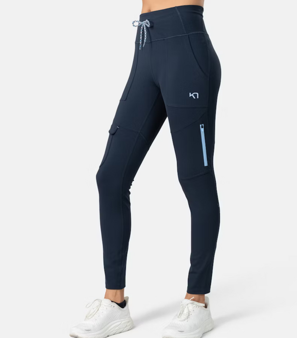 Navy blue Anelie hiking tights