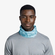 Load image into Gallery viewer, man wearing a teal buff around his neck
