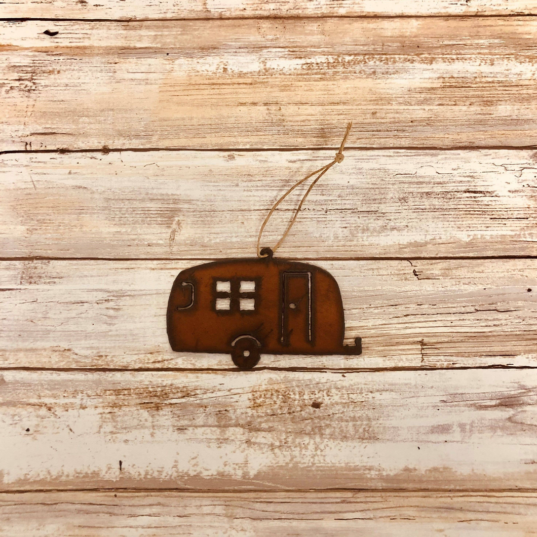 Iron camper ornament