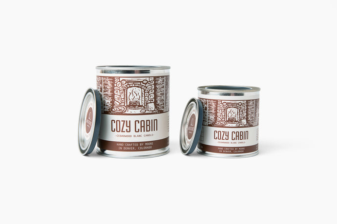1/2 pint cozy cabin candle
