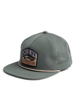 Load image into Gallery viewer, Gray cap with a patch that says Wildlife Division with fish on a white background
