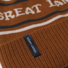 Load image into Gallery viewer, Zoom in on hat tag that says Great Lakes
