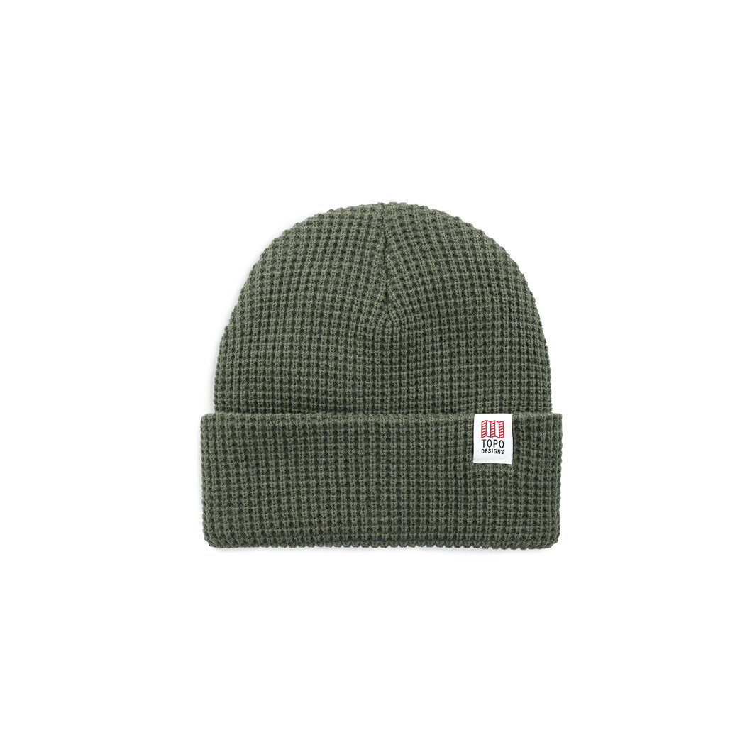 Army green knit beanie