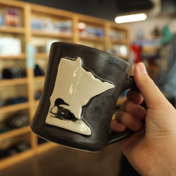 Minnesota loon ceramic mug