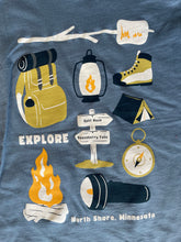 Load image into Gallery viewer, North Shore Explorer Camp Youth Tee
