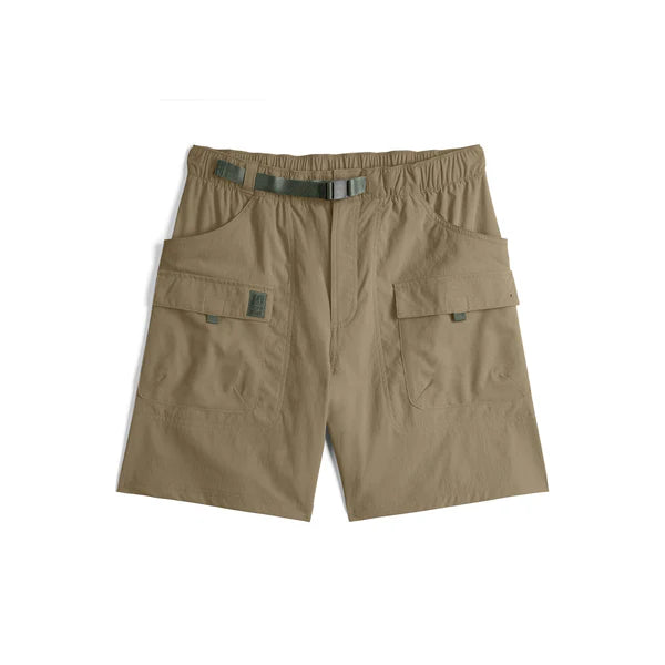 Tan Retro River shorts by Topo
