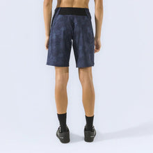 Load image into Gallery viewer, Wild Rye back of mountain bike shorts
