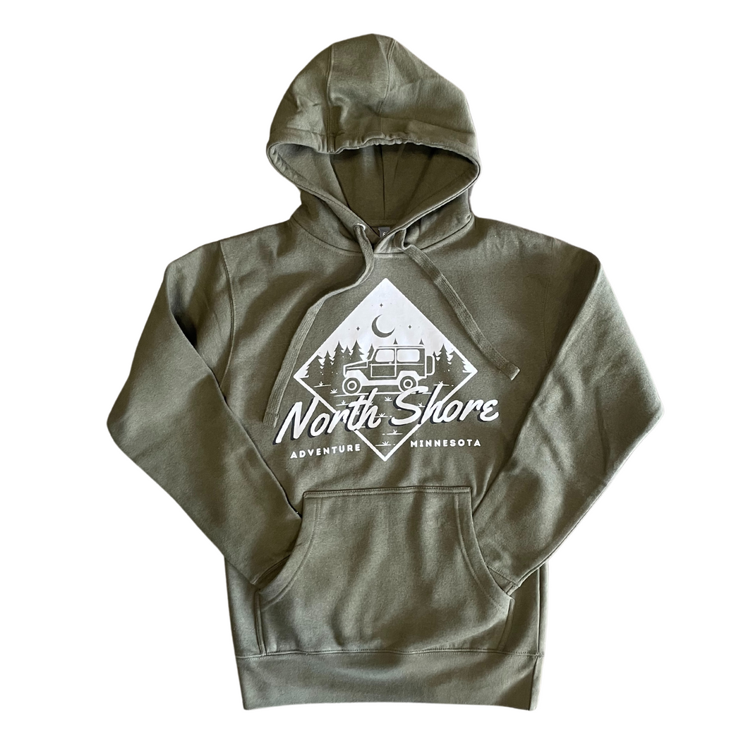 North Shore Jeep Pullover Hoodie