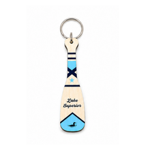 Load image into Gallery viewer, Lake Superior Paddle Keychain

