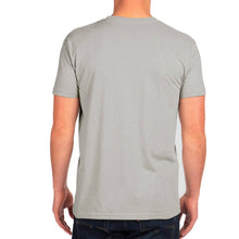 Load image into Gallery viewer, man wearing grey t-shirt showing plain back
