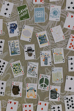 Load image into Gallery viewer, Shows all playing card designs laid out
