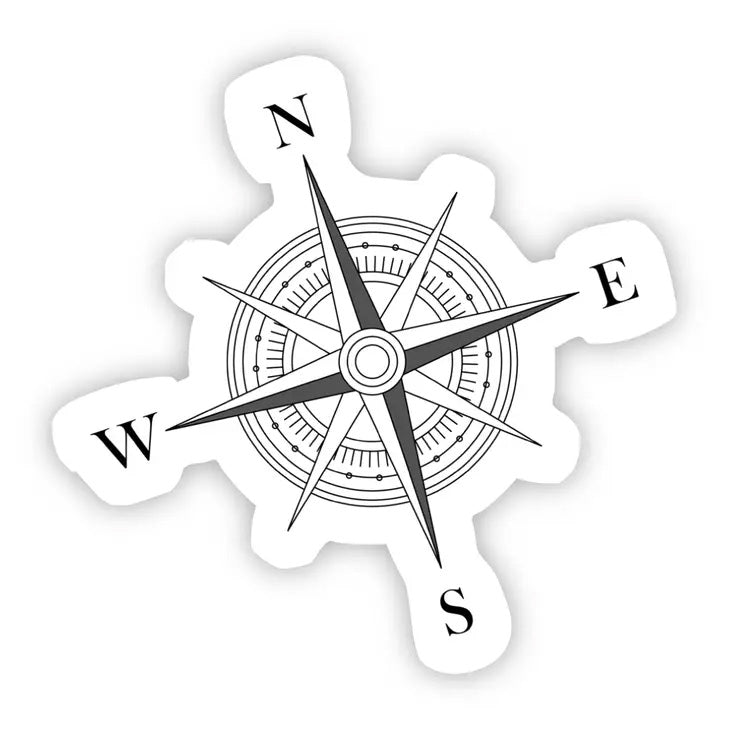 Compass Sticker – Zenith Adventure