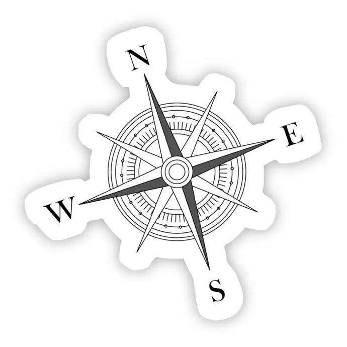 Compass sticker