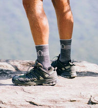 Load image into Gallery viewer, tree hiking socks worn by model

