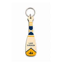 Load image into Gallery viewer, Lake Superior Paddle Keychain
