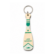 Load image into Gallery viewer, Lake Superior Paddle Keychain
